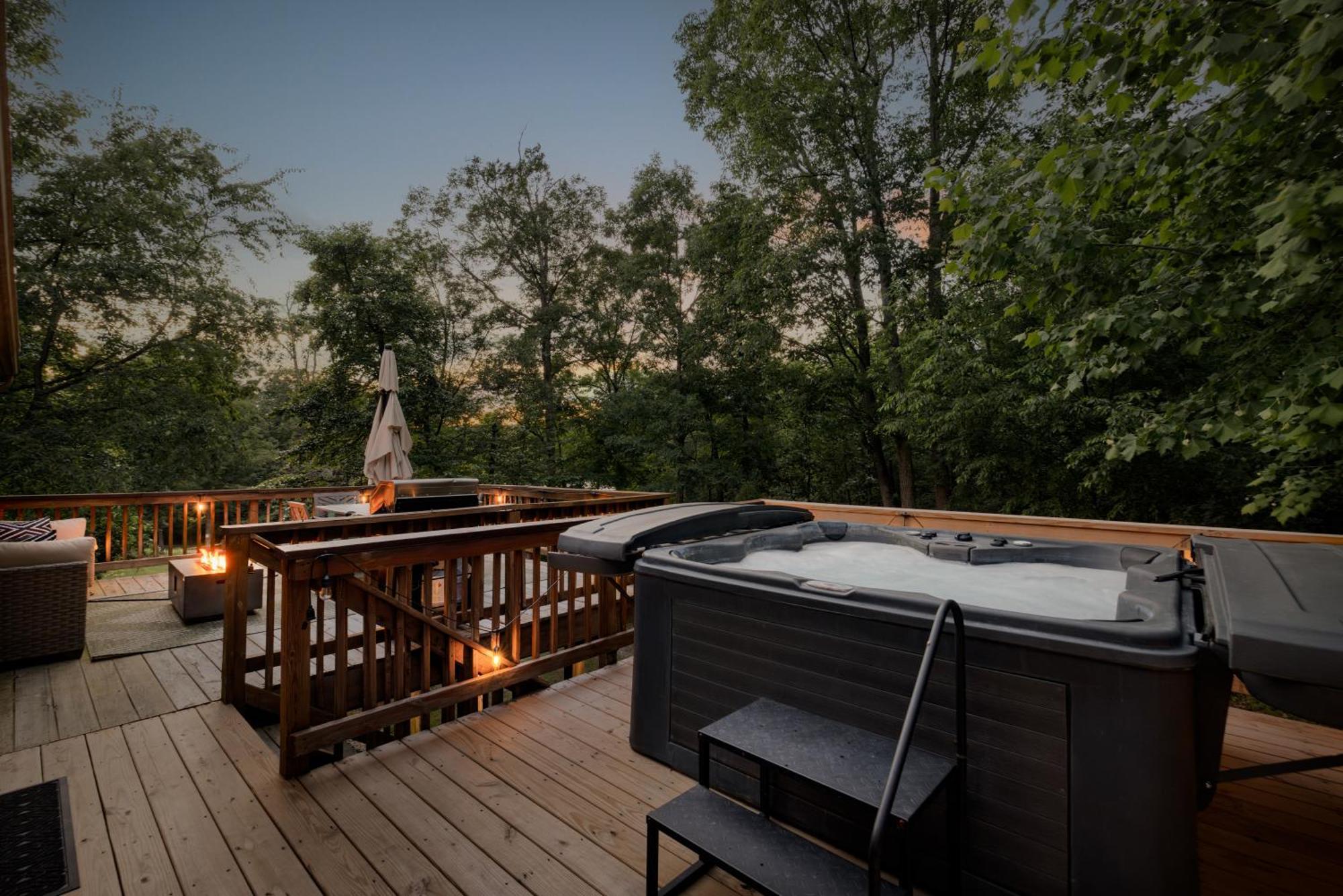 Shenandoah Dog Friendly Cabin With River Access, Hot Tub, Fire Pit, Bbq, Outdoor Dining Шенандоа Экстерьер фото
